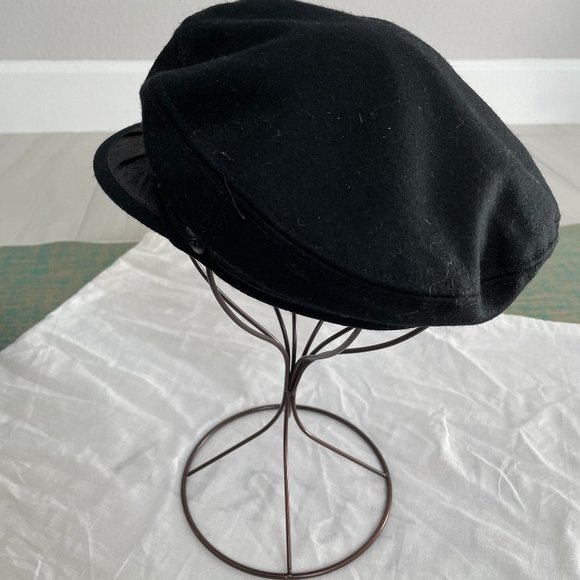 Greek Fisherman’s Cap Wool Black authentic made in Greece like new – worn once 5 - Picture 3 of 5